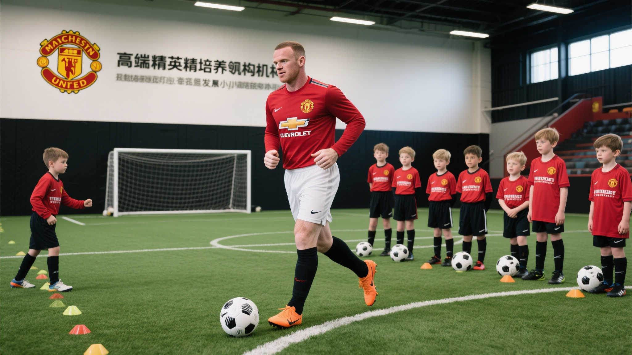 鲁尼携手豪华训练营，助力小球员圆足球梦想